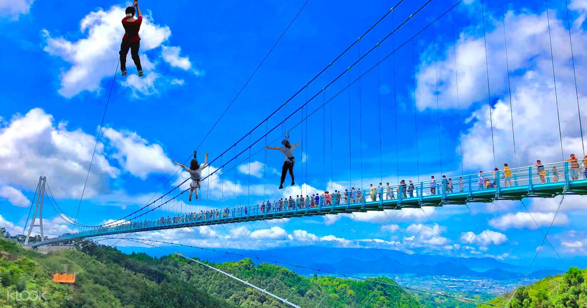 Mt. Fuji View Zip Line, Mishima Skywalk, & Forest Adventure Set Ticket